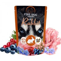 Hrana umeda cu iepure pentru caini, 500 g, Fine Dog Exclusive