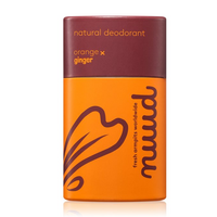 Deodorant natural stick cu portocala si ghimbir, fara saruri de aluminiu, 45g, Nuud