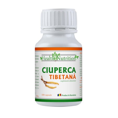 Ciuperca Tibetana, 180 capsule, Health Nutrition
