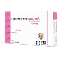 Supozitoare cu glicerina pentru copii, 10 bucati, Tis Farmaceutic