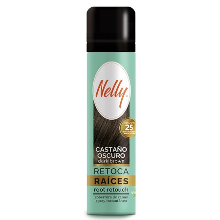 Spray pentru acoperirea radacinilor, saten inchis, 75 ml, Nelly