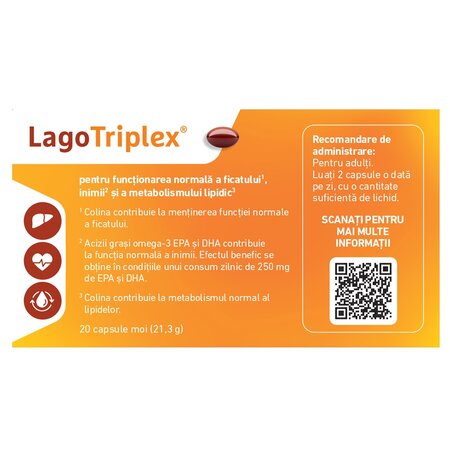 LagoTriplex, 20 capsule moi, Worwag Pharma 746113