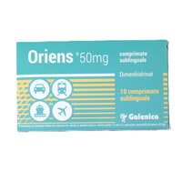 Oriens, 50 mg, 10 comprimate sublinguale, Galenica