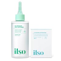Set Ser cu acid hialuronic anti-imperfectiuni No Problem Spot Softener 150 g + Dischete demachiante 1/3 Saving Cotton Pad 40 bucati, Ilso