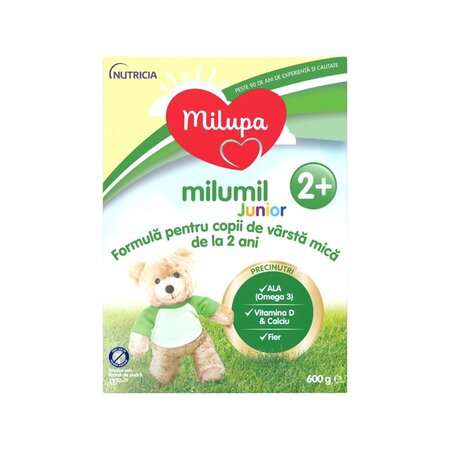 Formula de lapte Milumil Junior 2 ani+, 600 g, Milupa