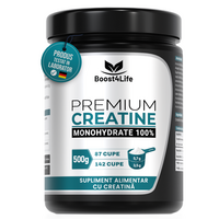 Creatine Monohydrate 100% Premium, 500 g, Boost4Life