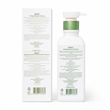 Sampon purifiant pentru scalp cu tendinta de ingrasare, 380 ml, Monaret 746278