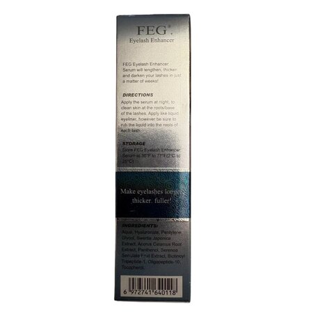 Ser activator pentru cresterea genelor Eyelash Enhancer, 3 ml, FEG 746442