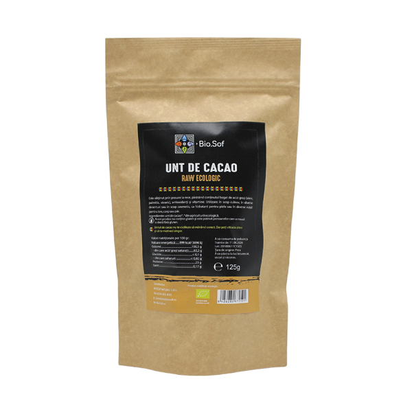 Cacao raw si bio, 125 g