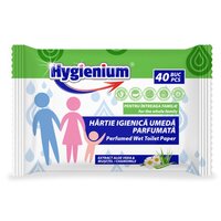 Hartie igienica umeda parfumata cu extract de aloe vera si musetel, 40 bucati, Hygienium