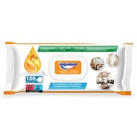 Lavete umede universale cu bicarbonat si otet, 100 bucati, Hygienium
