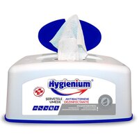 Servetele umede antibacteriene, cutie, 100 bucati, Hygienium