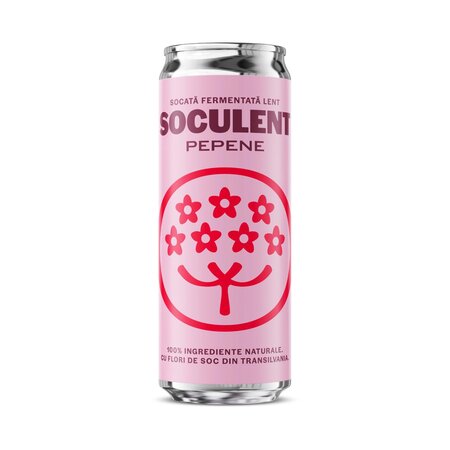 Socata fermentata lent cu pepene rosu, 330 ml, Soculent