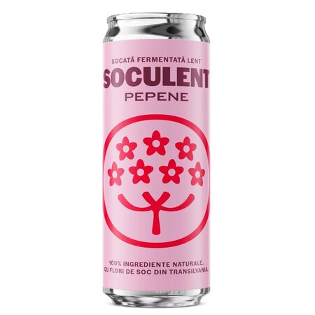 Socata fermentata lent cu pepene rosu, 330 ml, Soculent
