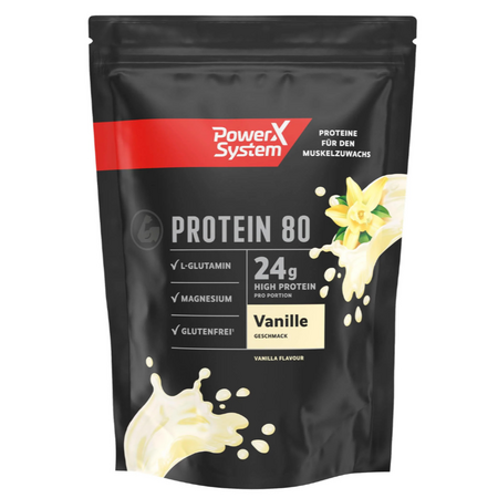 Pudra proteica Vanilla Protein 80 PowerX System, 360 g, Way Better