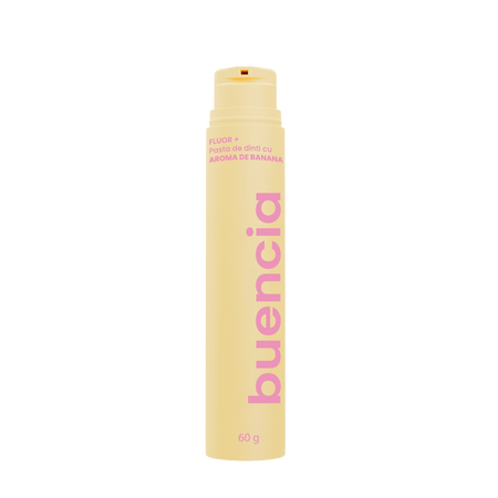 Pasta de dinti cu aroma de banane, 60 ml, Buencia