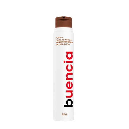 Pasta de dinti cu aroma de crema de ciocolata, 60 ml, Buencia