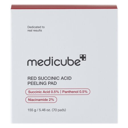 Dischete exfoliante cu acid succinic si panthenol, 70 bucati, Medicube