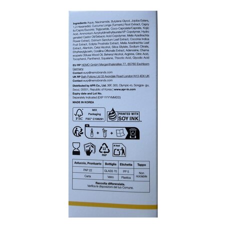 Ser de fata iluminator cu acid kojic, turmeric si niacinamide, 30 ml, Medicube 747200