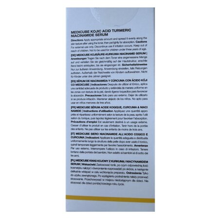 Ser de fata iluminator cu acid kojic, turmeric si niacinamide, 30 ml, Medicube 747201