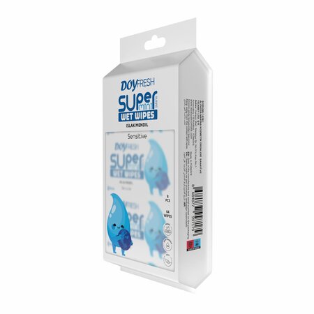 Servetele umede 8in1 Super Mini White, 64 bucati, Doyfresh 747217