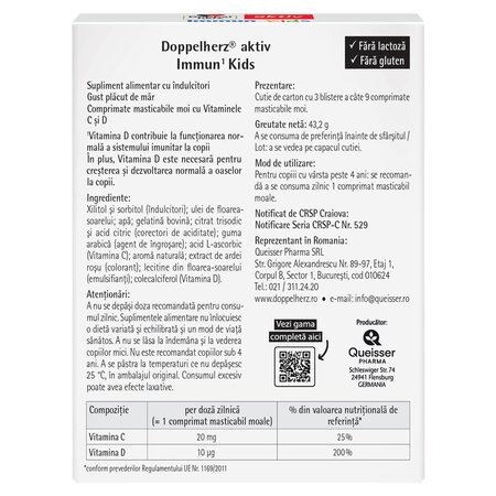 Immun Kids, 27 comprimate masticabile, Doppelherz 747291