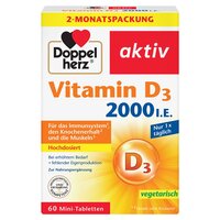 Vitamina D3, 2000 UI, 60 comprimate, Doppelherz