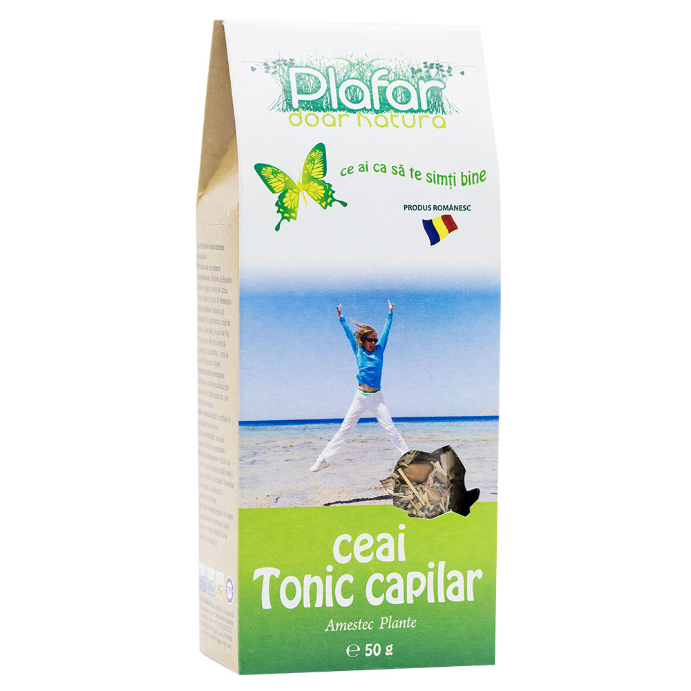 Ceai tonic capilar, 50 g, Plafar