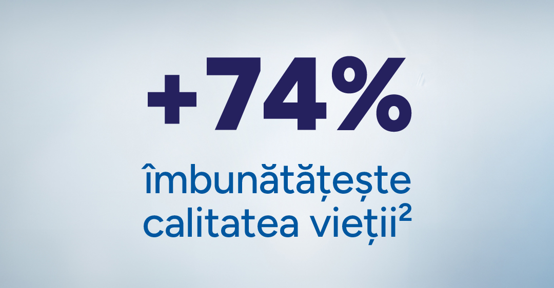 +74% imbunătățește calitatea vieții