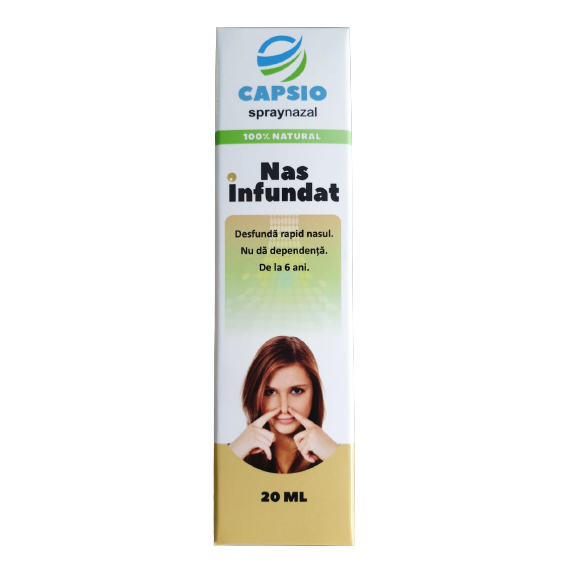 Solutie nazala pentru nas infundat Capsio, 20 ml, Global Research 