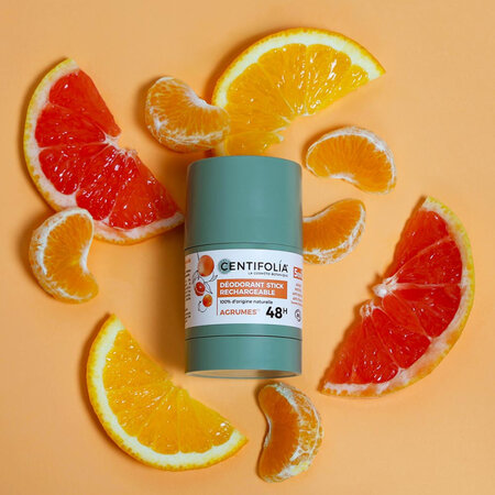 Rezerva deodorant Stick 48H, Citrus Fruit, 50g, Centifolia 747559