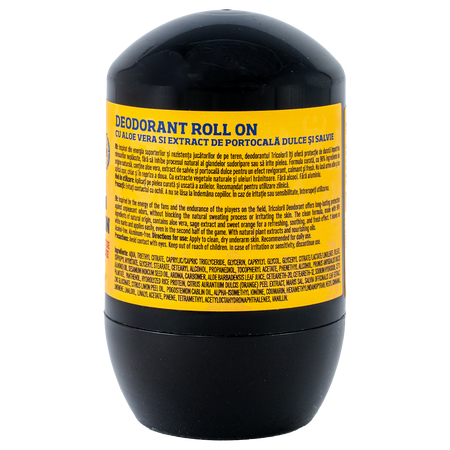 Deodorant roll-on cu aloe vera, portocala dulec si salvie, 50 ml, Tricolorii 747721