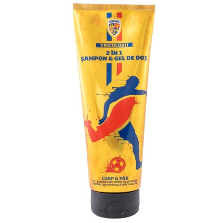 Sampon si gel de dus 2 in 1, 220 ml, Tricolorii