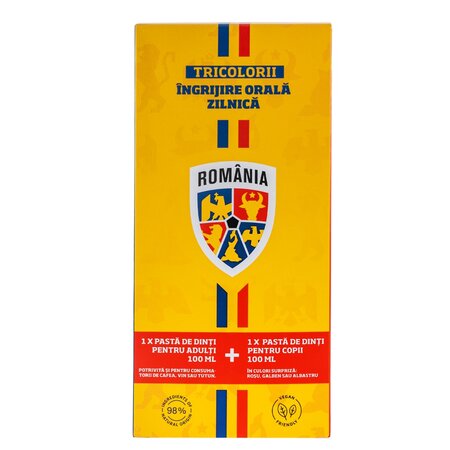 Pasta de dinti pentru copii, 100 ml, Tricolorii
