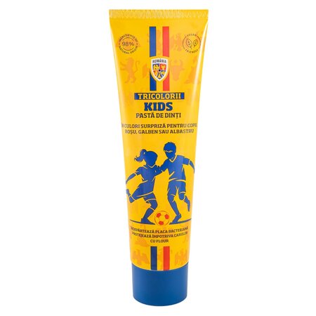 Pasta de dinti pentru copii, 100 ml, Tricolorii