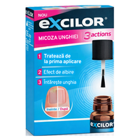 Solutie pentru tratarea ciupercii unghiilor Excilor 3Actions, 7 ml, Magna Pharm