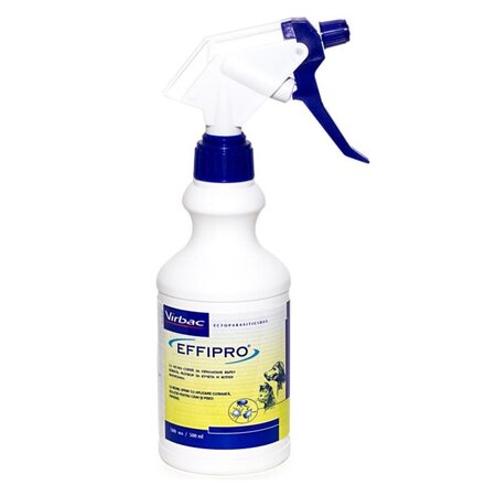 Spray impotriva puricilor si capuselor pentru caini si pisici Effipro, 500 ml, Virbac