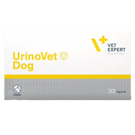 Supliment pentru sustinerea sistemului urinar la caini Urinovet Dog, 30 tablete, VetExpert