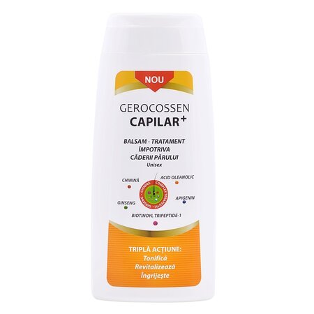 Balsam tratament impotriva caderii parului Capilar+, 275 ml, Gerocossen
