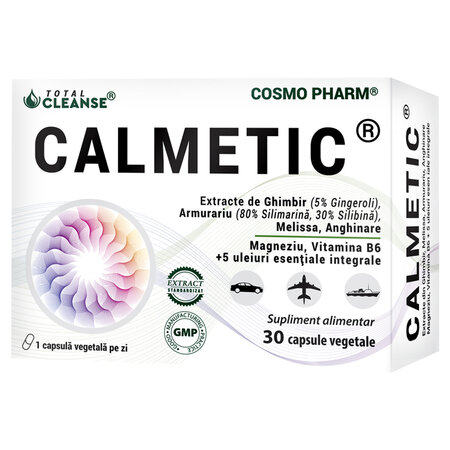 Calmetic, 30 capsule vegetale, Cosmopharm