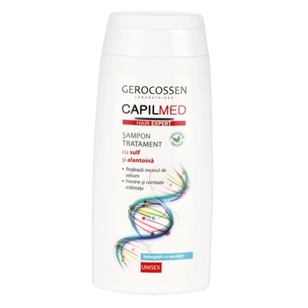 Sampon tratament cu sulf si alantoina, Capilmed, 275 ml, Gerocossen