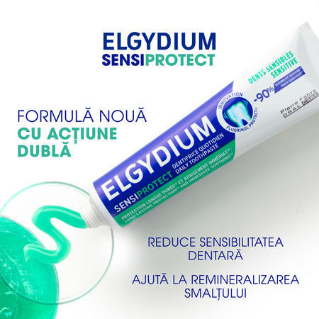 Pasta de dinti pentru sensibilitatea gingivala Sensiprotect, 75 ml, Elgydium 748366