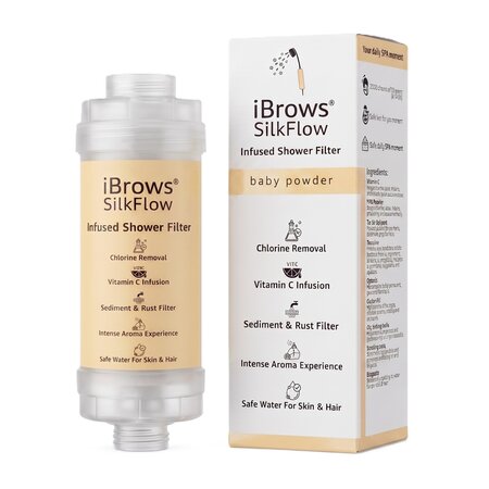 Filtru de dus SilkFlow Baby Powder, 1 bucata, iBrows