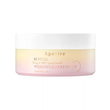 Patch-uri cu vitamina C, colagen, niacinamide si acid tranexamic, Be Vital Vitamin Capsule, 102 g, Aperire