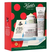 Set Crema cu ceramide pentru corp 30 ml + Crema hidratanta 50 ml + Crema pentru zona ochilor cu avocado 7 ml Hydrate All The Way, Kiehl's