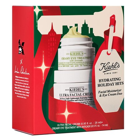 Set Crema hidratanta Ultra Facial 28 ml + Crema pentru zona ochilor Creamy Avocado 14 ml Hydrating Holiday Hits, Kiehl's