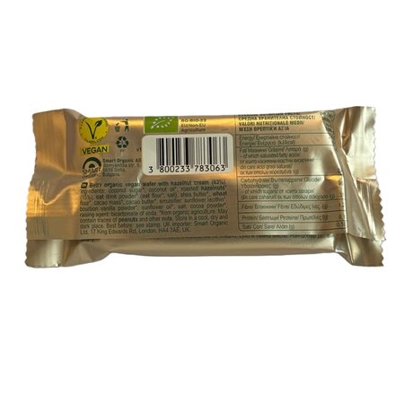 Napolitana cu umplutura de crema de alune de padure eco, 33 g, Bettr 748717