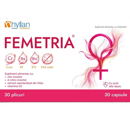Femetria, 30 plicuri+30 capsule, Hyllan 750768
