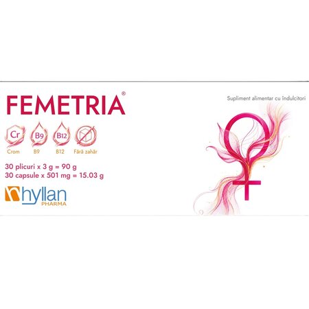 Femetria, 30 plicuri+30 capsule, Hyllan 750769