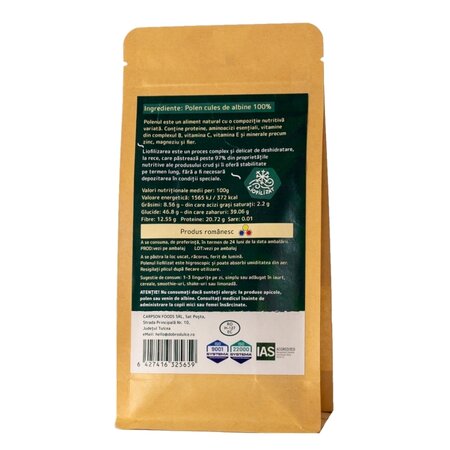 Polen liofilizat, 150 g, Dobrodulce 748763